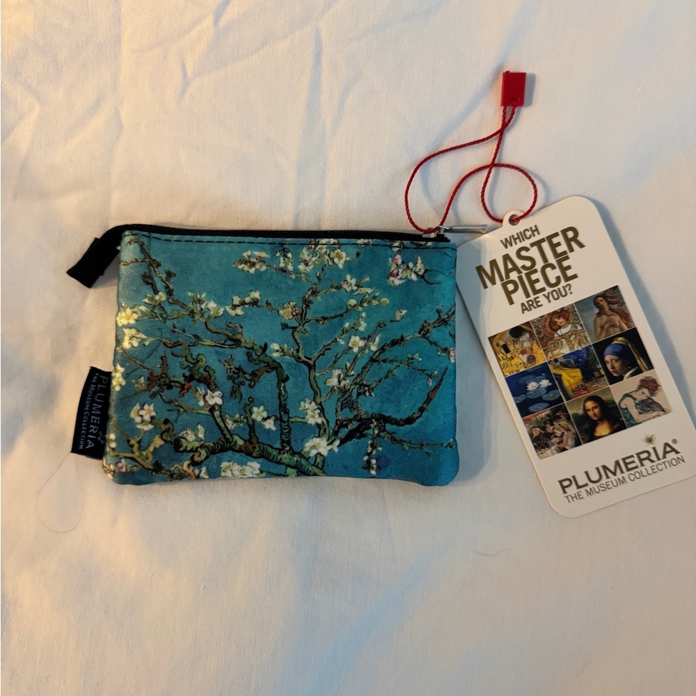 Van Gogh Almond Blossom Zippered Coin Pouch